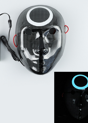 Cosplay Halloween Costume Squid Game Cosplay Mask with LED