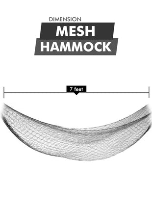 7ft Nylon Hammock - Portable and Easy to Set Up - Holds up to 220LBs
