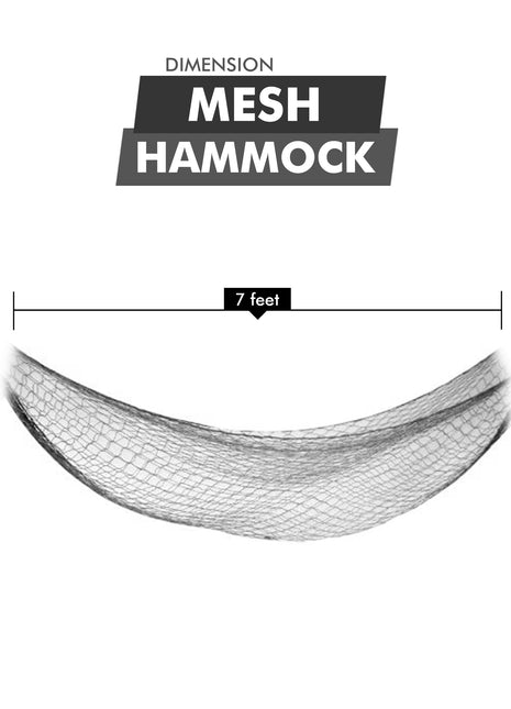 7ft Nylon Hammock - Portable and Easy to Set Up - Holds up to 220LBs