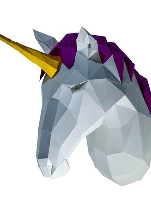 Unicorn Head Wall Mount for Home Decor (DIY Papercraft)