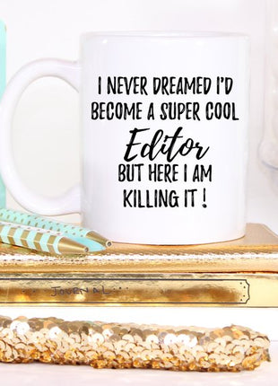 Editor Mug, Editor Gift, Gift For Editor, Editing