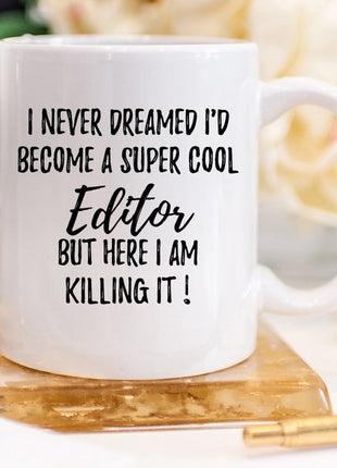 Editor Mug, Editor Gift, Gift For Editor, Editing