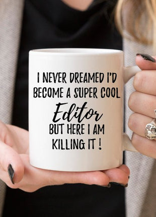 Editor Mug, Editor Gift, Gift For Editor, Editing