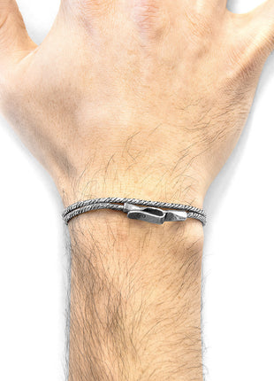 Forestay Double Sail Silver Chain Bracelet