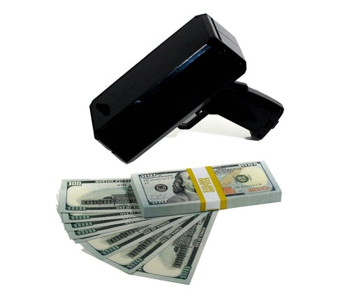 Make It Rain $10,000 Stacks With Money Gun - Full Print