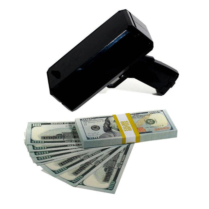 Make It Rain $10,000 Stacks With Money Gun - Full Print
