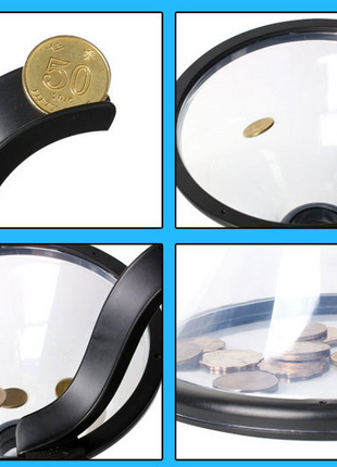 Pressure Relieving Vortex Bank Watch Money Defy Gravity Piggy Bank