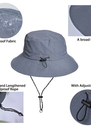 Sun Hat Quick Dry Waterproof Women Lightweight Fishing Hat with