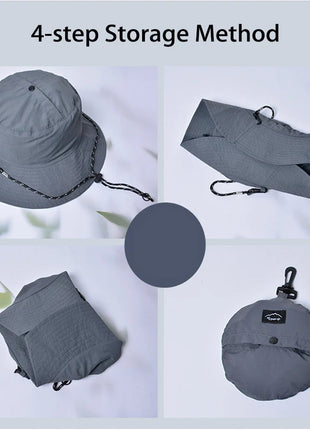 Sun Hat Quick Dry Waterproof Women Lightweight Fishing Hat with