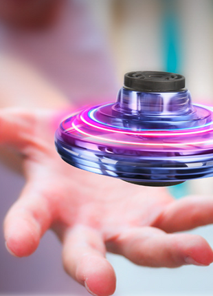 Mini Drone LED UFO Type Flying Helicopter Spinner Fingertip