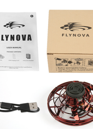 Mini Drone LED UFO Type Flying Helicopter Spinner Fingertip