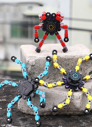 Deformed Fidget Spinner Chain Toys For Children