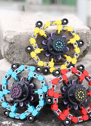 Deformed Fidget Spinner Chain Toys For Children