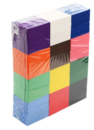 Wooden Domino Blocks Building Toy Kits Color Sort Rainbow