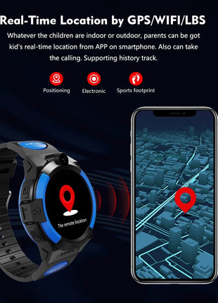 Kid's 4G Full Netcom Telecom Video Call Positioning Watch