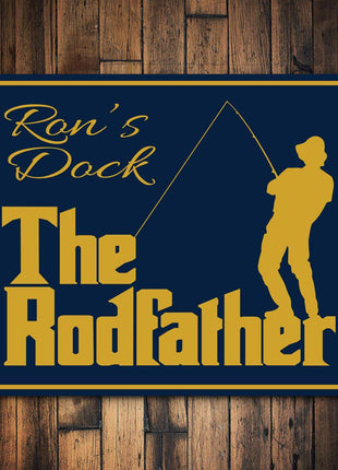 The Rodfather Fishing Sign