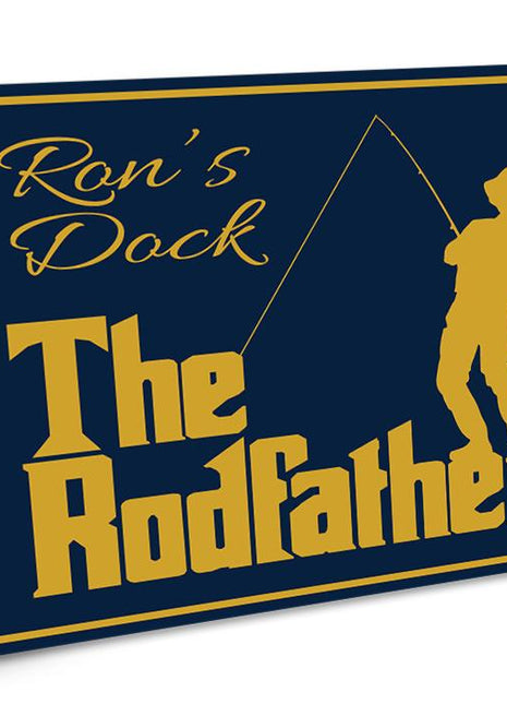The Rodfather Fishing Sign