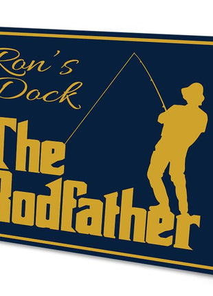 The Rodfather Fishing Sign