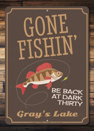 Gone Fishin Sign