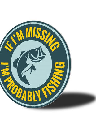 Probably Fishing Sign