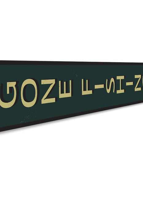 Gone Fishing Vertical Sign