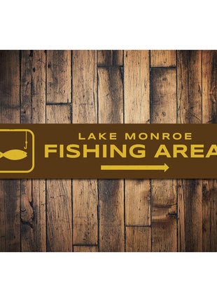 Fishing Area Sign