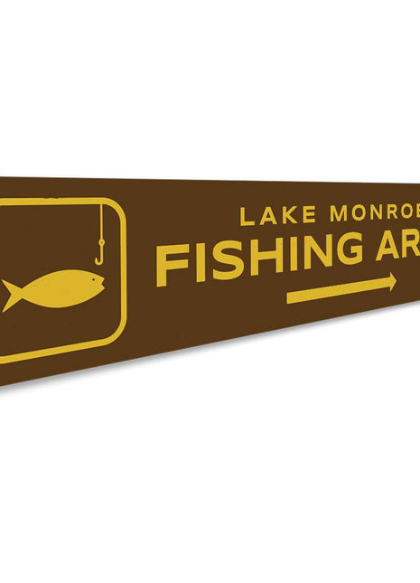 Fishing Area Sign