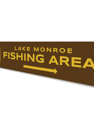 Fishing Area Sign