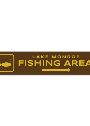 Fishing Area Sign