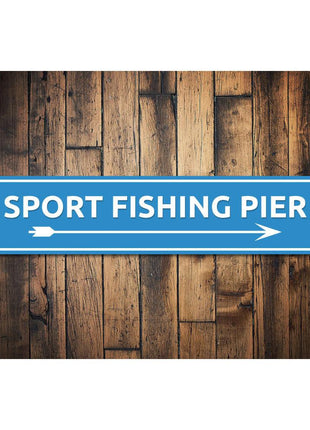 Sport Fishing Pier Sign