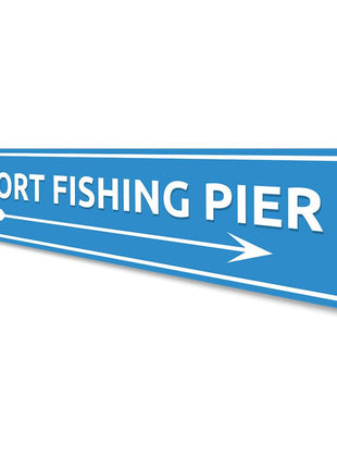 Sport Fishing Pier Sign