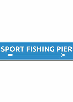 Sport Fishing Pier Sign