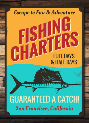 Fishing Charters Sign