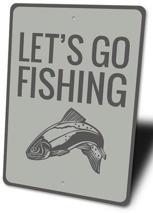 Let's Go Fishing Sign