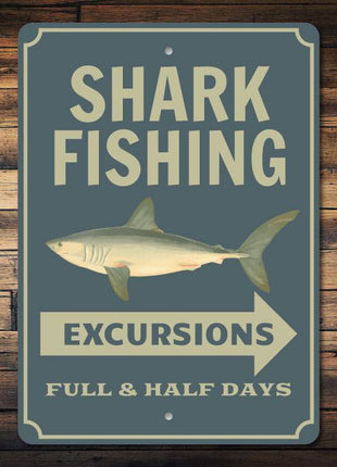 Shark Fishing Sign