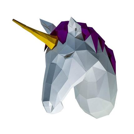 Unicorn Head Wall Mount for Home Decor (DIY Papercraft)