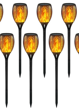 33 Led Outdoor Waterproof Solar Powered Small Torch Flame Lights