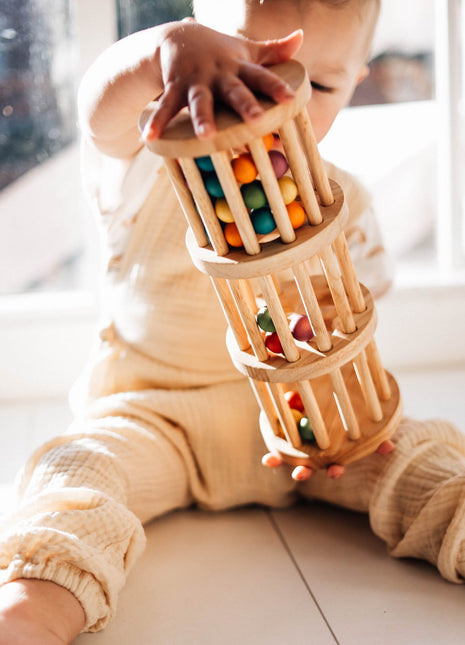 QToys Australia (USA) WOODEN RAIN MAKER