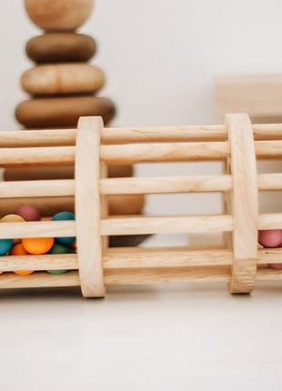 QToys Australia (USA) WOODEN RAIN MAKER