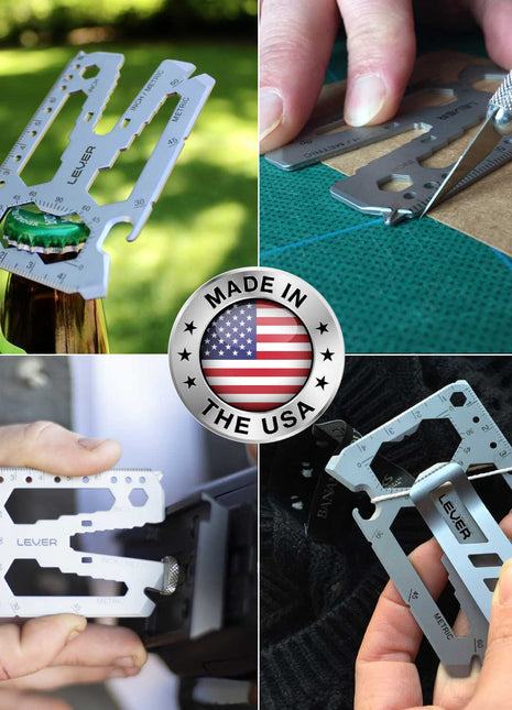 Toolcard Pro - 40 in 1 Credit Card Sized Multitool and Money Clip