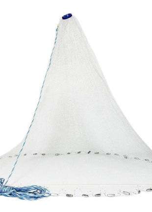 6/8/10/12/16FT Fishing Cast Net Bait Easy Throw Hand Cast Strong Nylon