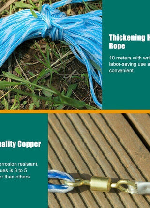 6/8/10/12/16FT Fishing Cast Net Bait Easy Throw Hand Cast Strong Nylon