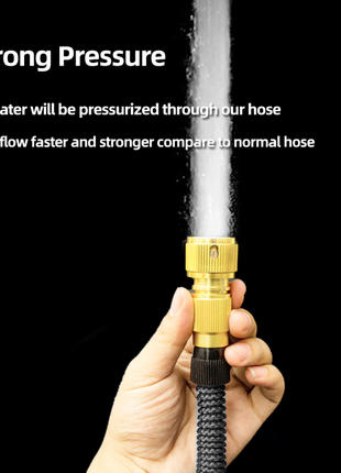 4X Stronger Deluxe Expandable Flexible Garden Hose Water Hose 25, 50,