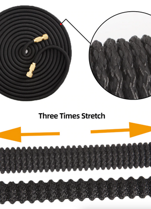 4X Stronger Deluxe Expandable Flexible Garden Hose Water Hose 25, 50,