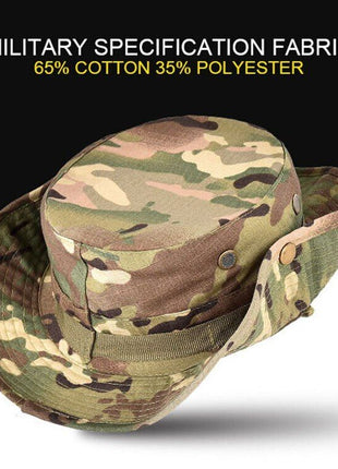 Boonie Bucket Hats Outdoor Fishing Hunting Wide Brim Mesh Camo Safari