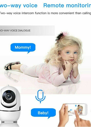 1080P WiFi Wireless Indoor Home Security Camera Night Vision Baby Pet