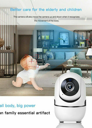 1080P WiFi Wireless Indoor Home Security Camera Night Vision Baby Pet