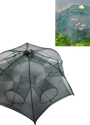 Fishing Bait Trap Crab Net Crawdad Shrimp Cast Dip Cage Fish Minnow