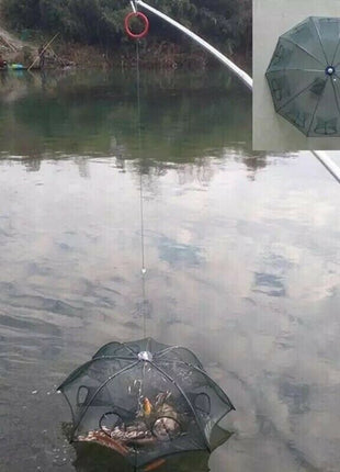 Fishing Bait Trap Crab Net Crawdad Shrimp Cast Dip Cage Fish Minnow