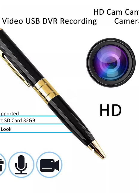 Pen Camera Cam Mini Hidden Pocket Audio Video Recorder DVR Security